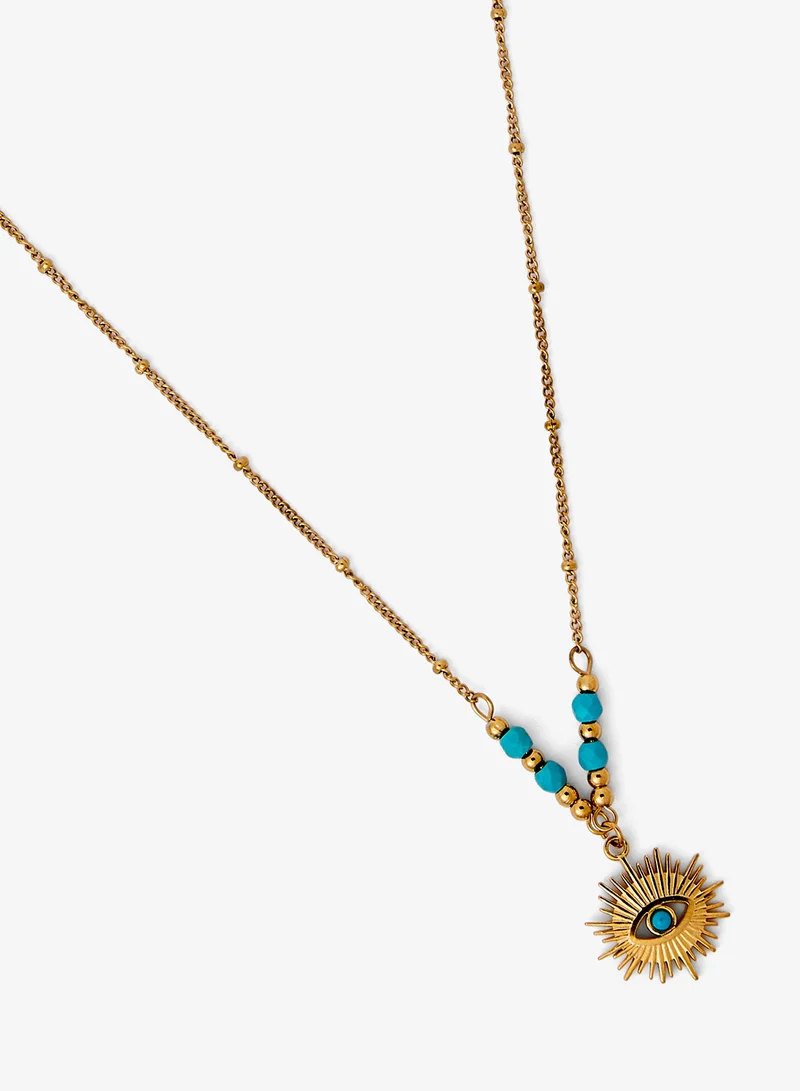 ELLA Multicolor Evil Eye Necklace