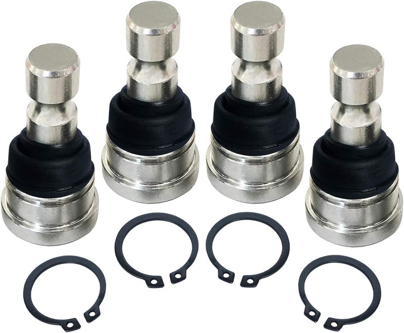 Zinger Ball Joint Set for All Polaris RZR 800 570 900, 10-20 Sportsman 850,15-20 Scrambler 1000,Polaris Ranger 800 900 XP/Crew,4pcs ATV/UTV A-Arm Front Ball Joints Set Upper and Lower Replaces 7061220 - Image 1