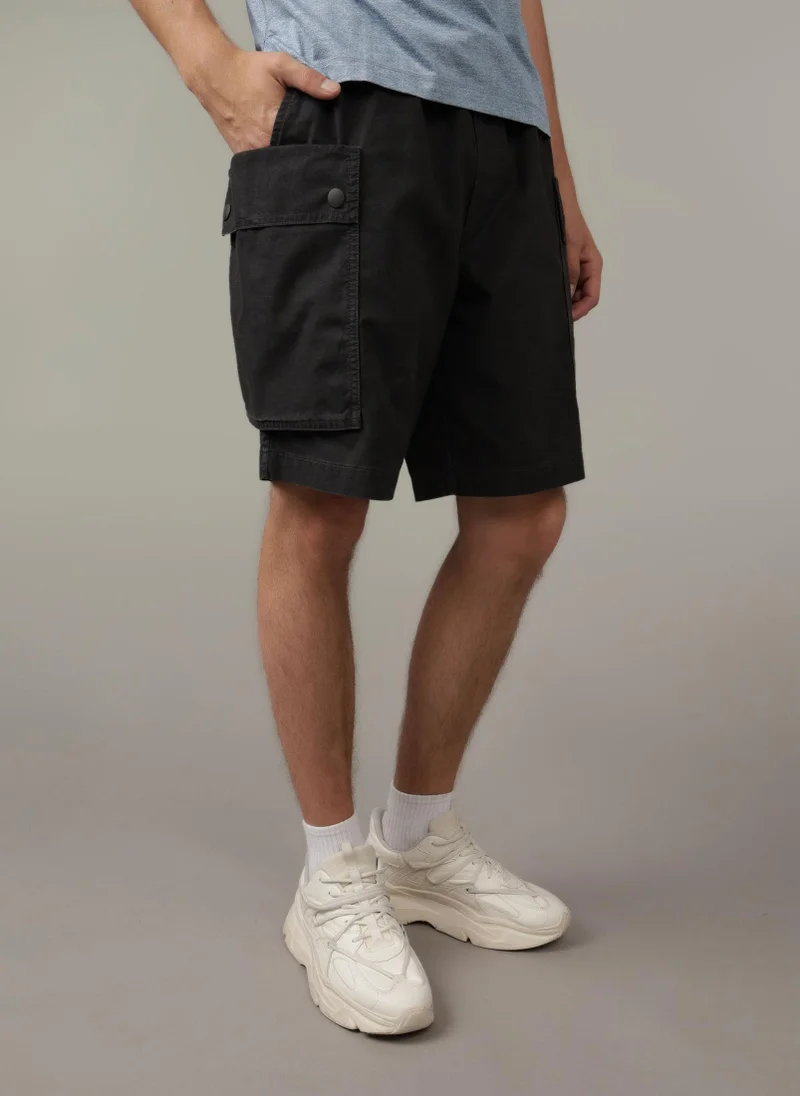 American Eagle Linen Blend Cargo Shorts