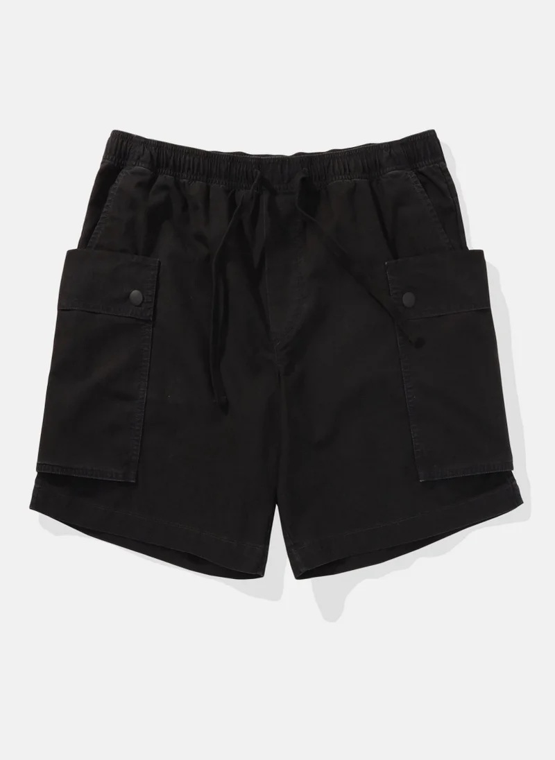 American Eagle Linen Blend Cargo Shorts