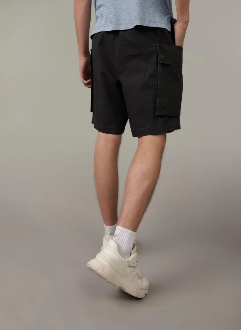 American Eagle Linen Blend Cargo Shorts