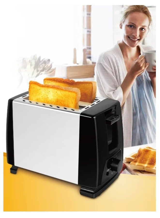 Denx 650W Stainless Steel Toaster, 2 Slice Capacity, with Browning Control - Image 5