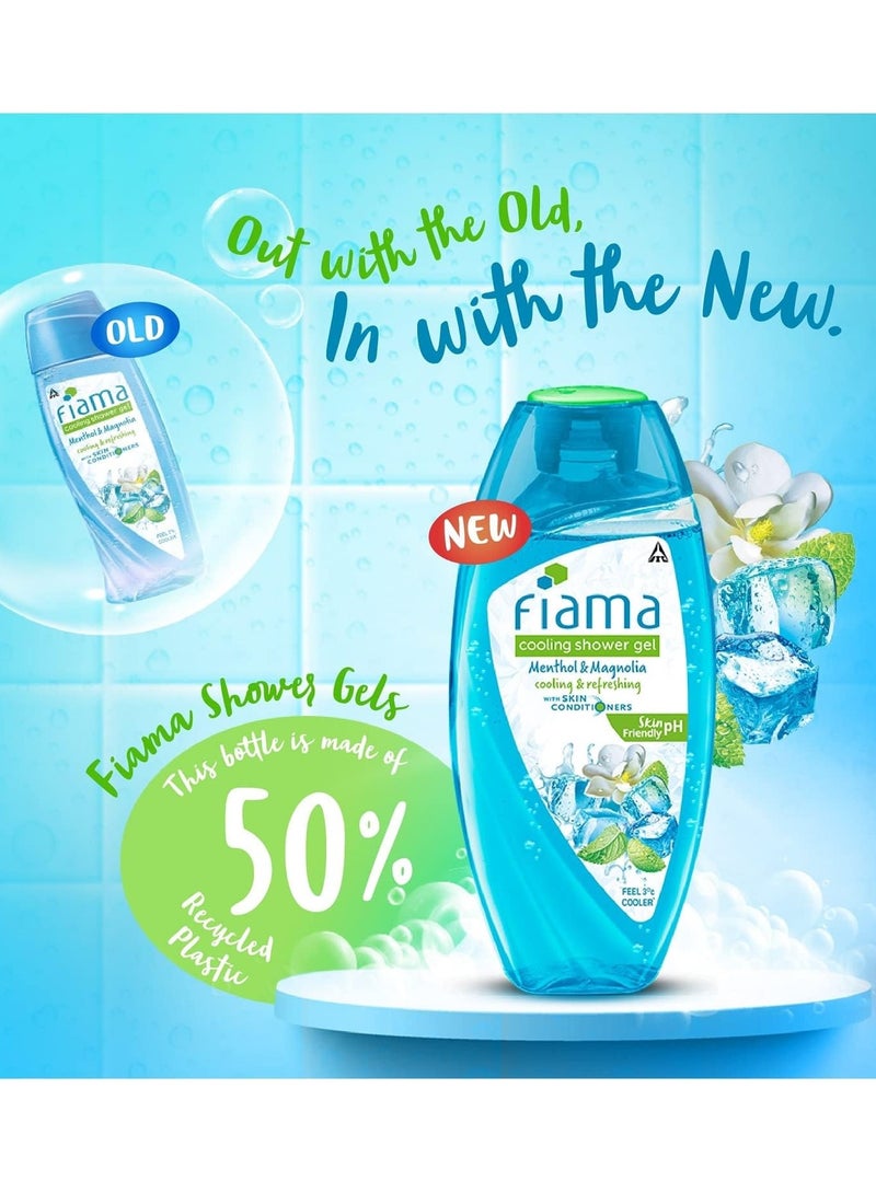 Fiama جل الاستحمام المنعش من فياما برائحة المنثول والماغنوليا 250 مل غسول للجسم - Image 2
