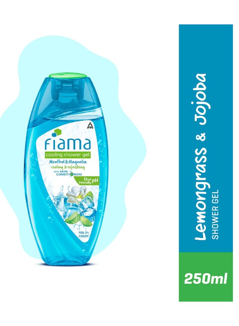 Fiama جل الاستحمام المنعش من فياما برائحة المنثول والماغنوليا 250 مل غسول للجسم - Image 3