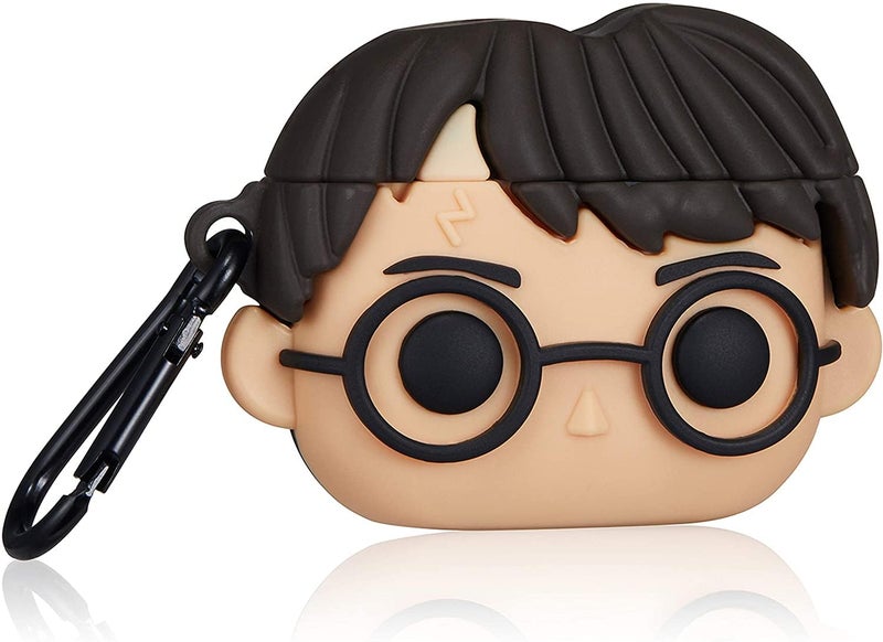 NAFA Soft Silicone Protective Case Cover with 3D Design Compatible with Apple AirPods Pro Shockproof Case Cover 3D Design (Earbuds Is Not Included) (Harry Potter) - Image 1