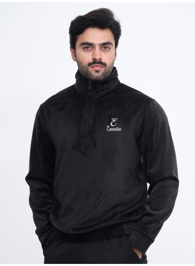 Executive LLC Velvet zip shirt style fabric. Much comfortable for casual use like sweatshirt - Image 1