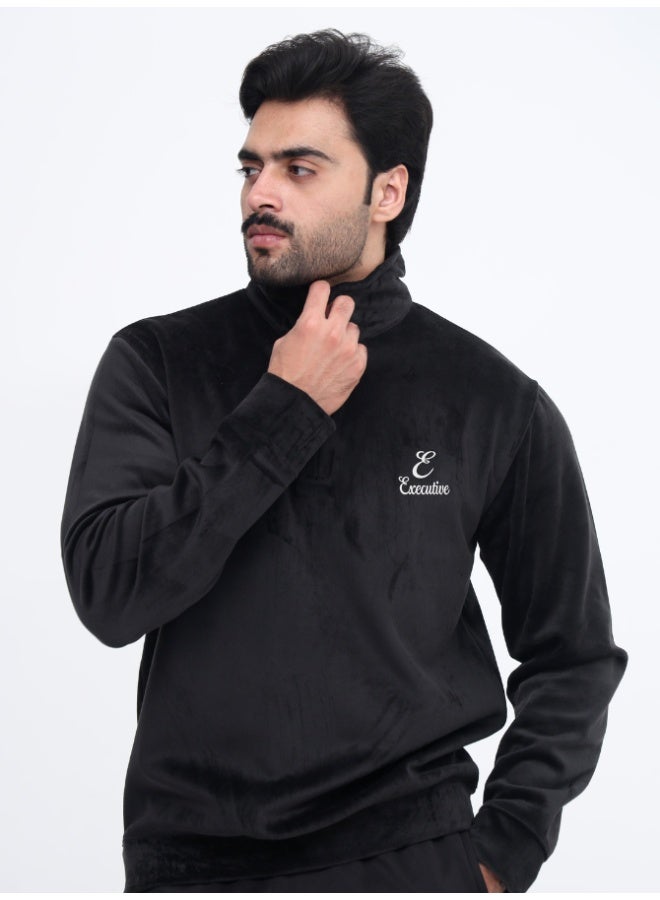 Executive LLC Velvet zip shirt style fabric. Much comfortable for casual use like sweatshirt - Image 2