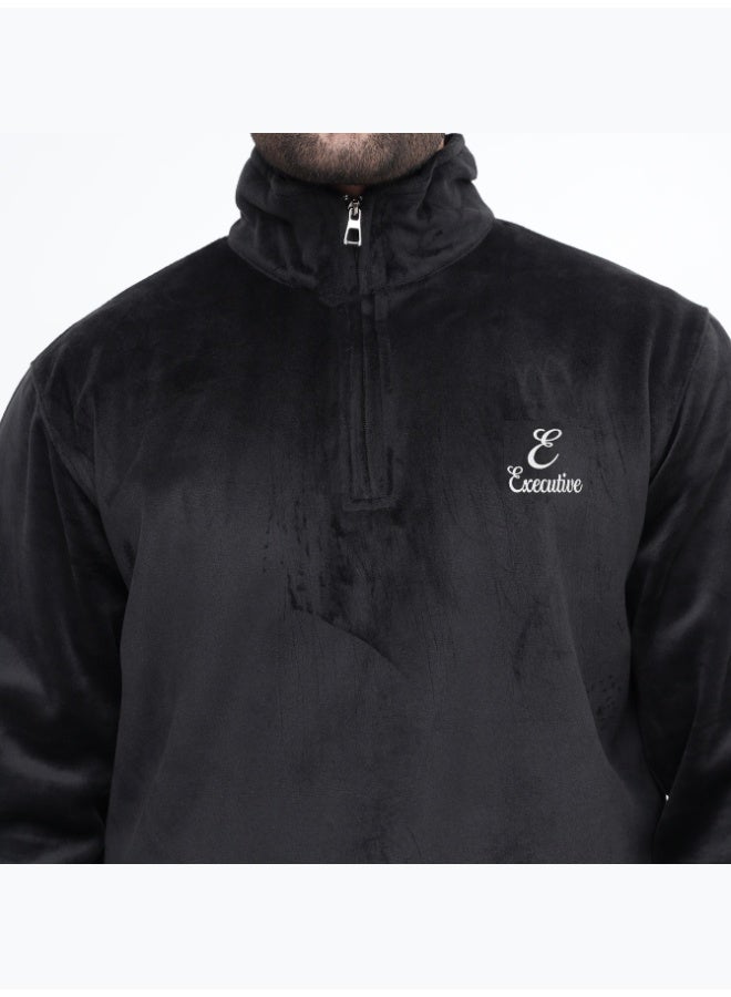 Executive LLC Velvet zip shirt style fabric. Much comfortable for casual use like sweatshirt - Image 3