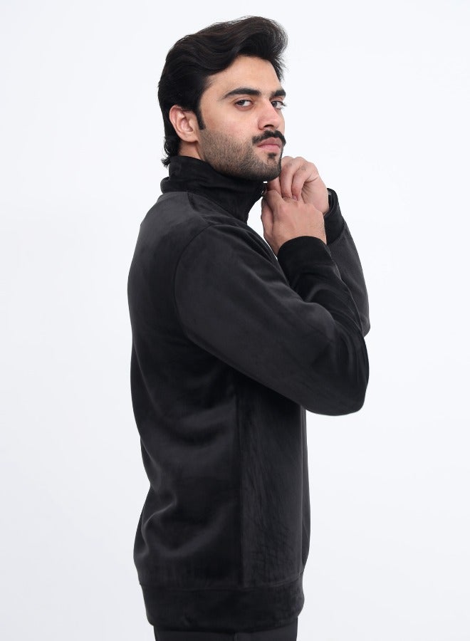 Executive LLC Velvet zip shirt style fabric. Much comfortable for casual use like sweatshirt - Image 4