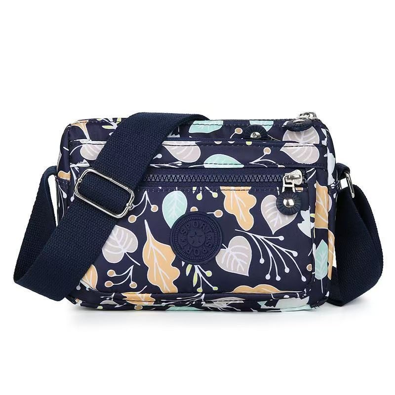Women's Waterproof Nylon Multi-layer Crossbody Bag with Large Capacity - Image 2