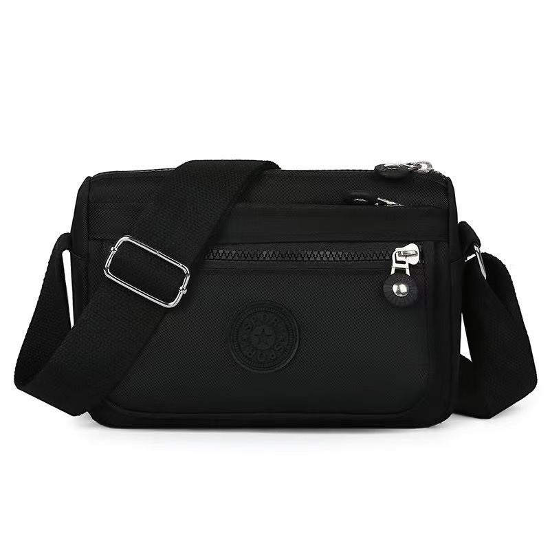 Women's Waterproof Nylon Multi-layer Crossbody Bag with Large Capacity - Image 4