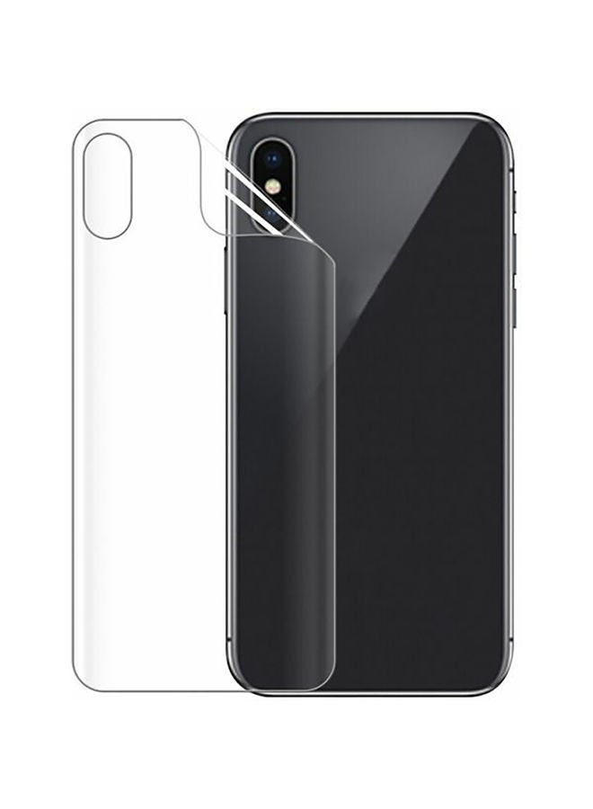 NIBEMINENT Gelatin Gradient Back Film Screen Protector For Apple iPhone Xs Max Clear