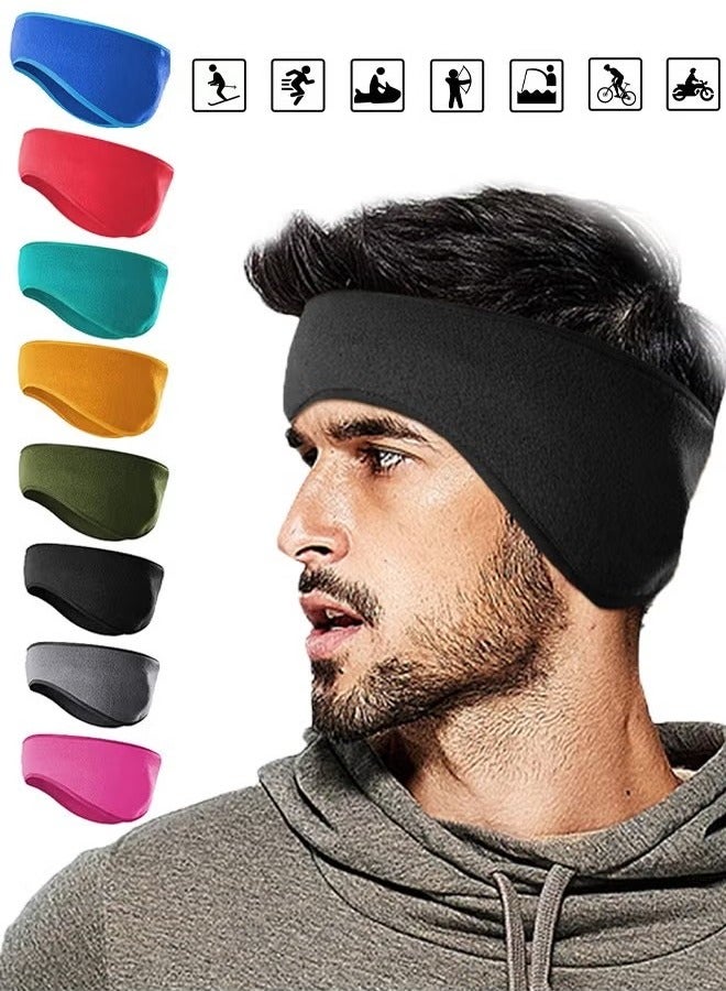 Ear Warmer Headband Muffs for Women Men Winter Fleece Thermal Cold Weather Windproof Covers Soft Full Cover Band Fitness Running Cycling（dark grey） - Image 1