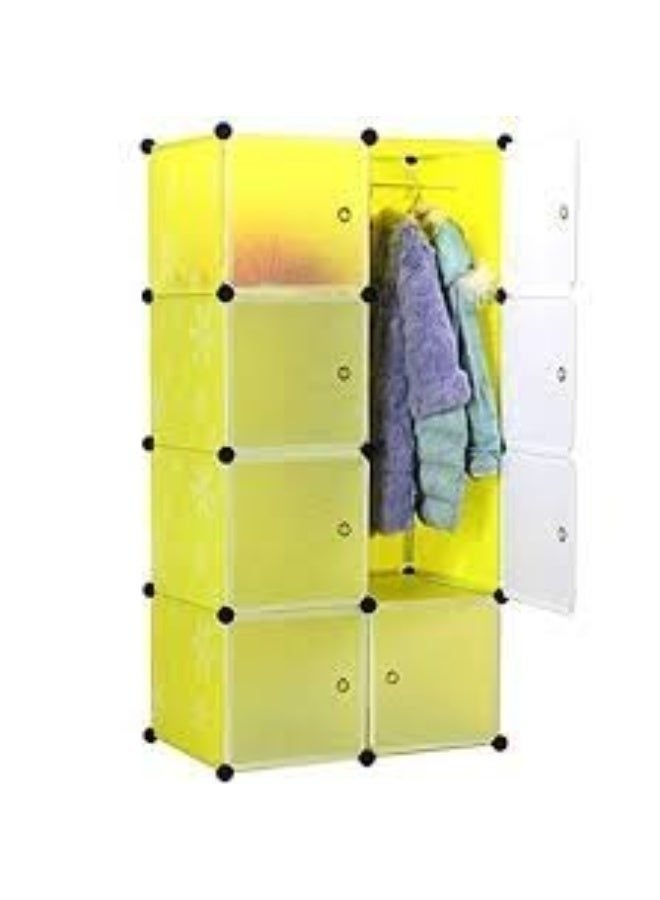 Simple single wardrobe wardrobe assembly combined plastic storage received 10 cabinet - Image 2