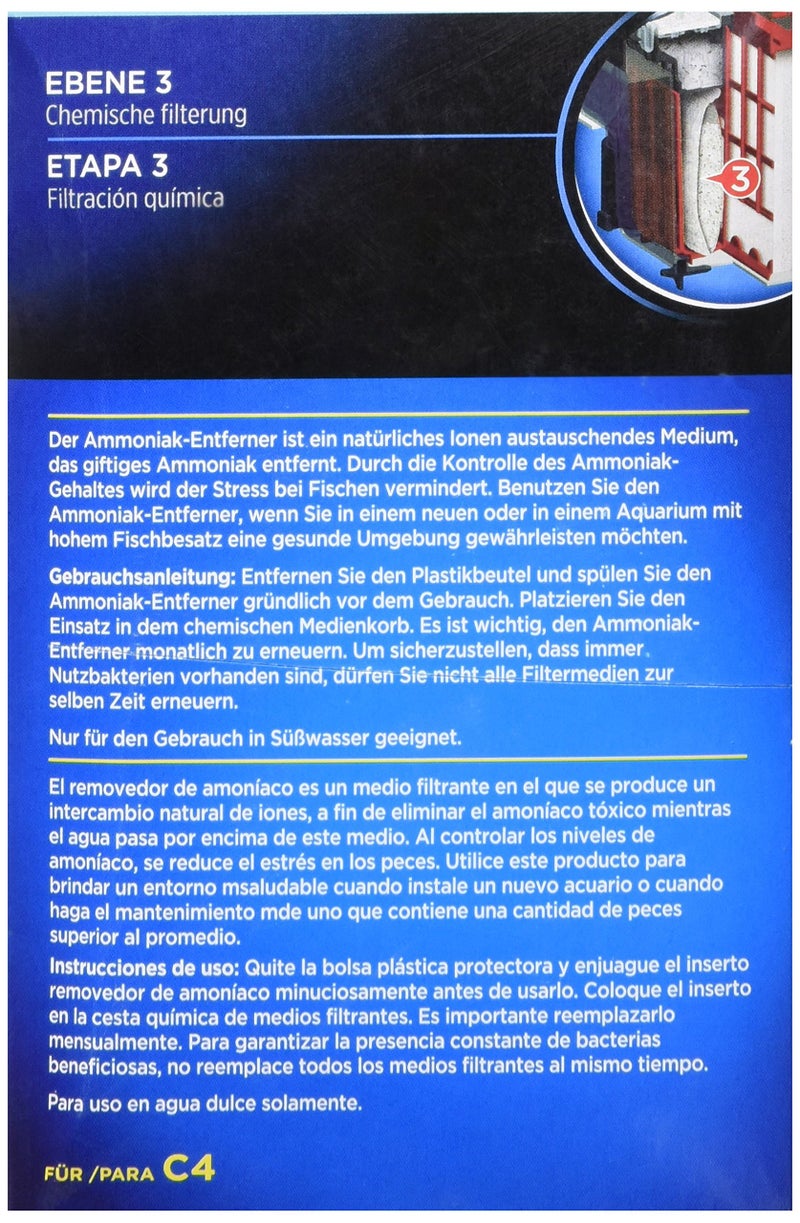 Fluval C4 Ammonia Remover, Replacement Aquarium Filter Media, 3-Pack, 14016 - Image 4