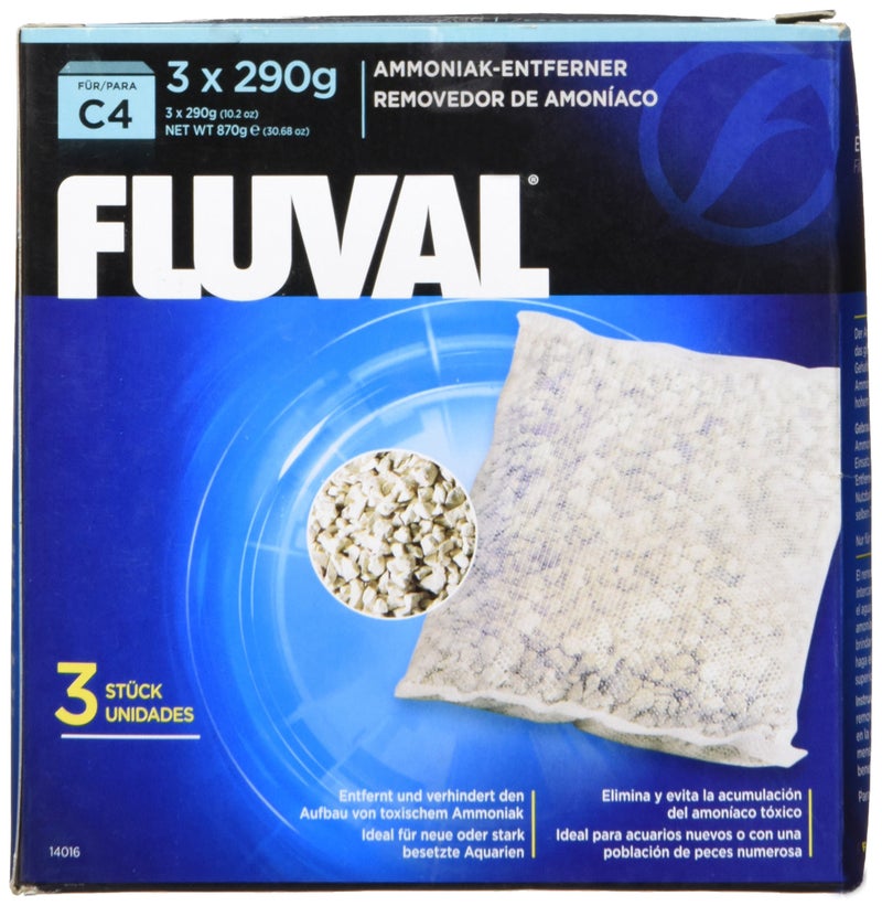 Fluval C4 Ammonia Remover, Replacement Aquarium Filter Media, 3-Pack, 14016 - Image 3