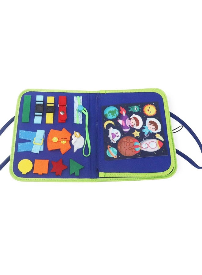 كراديل كروفت كتب ألعاب قماشية من Kradyl Kroft للأطفال والرضع | ألوان وملمس نابض بالحياة | كتب تعليمية وترفيهية للأطفال الصغار (ديناصور أزرق) - Image 2