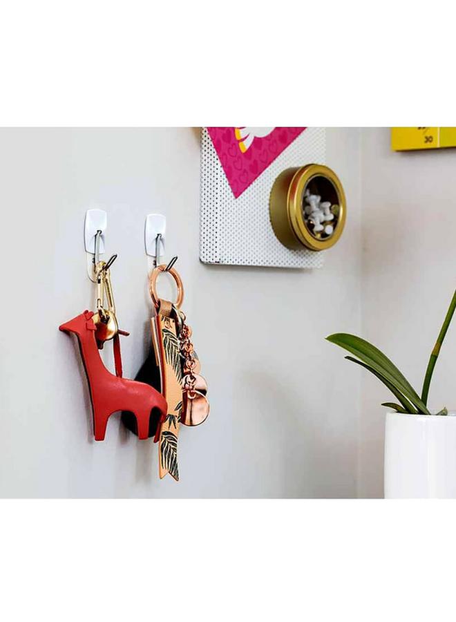 Command 3-Piece Wire Hook White Small  - Image 2