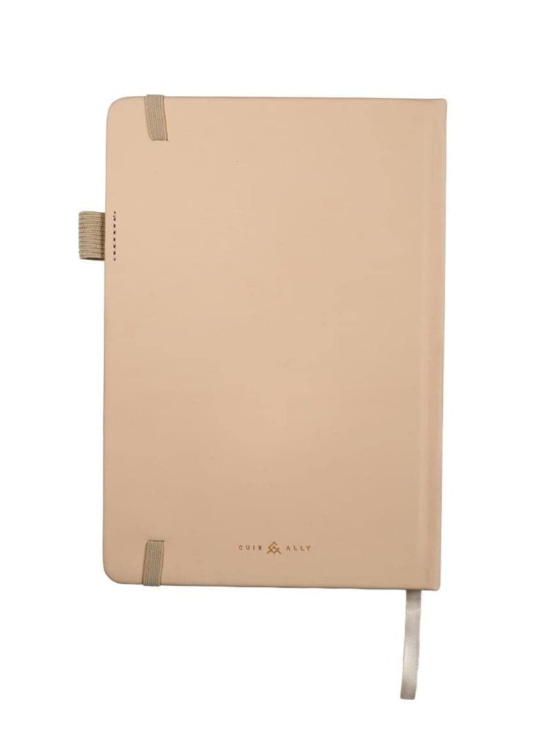 CUIR ALLY - Cuir Ally Dexter Smart Erasable & Reusable Notebook (Cream), For Goals & Time Management, Includes Pen - Image 1