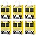 ojustbeok 24Pcs School Bus Goodie Bag School Bus Gift Snacks Candy Party Favors Bags with Handles Yellow School Bus Party Treat Bags for Kids Welcome Back to School Birthday Baby Shower Supplies - Image 2