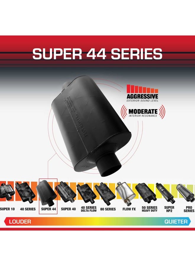 FLOWMASTER 943045 Super 44 Series Chambered Muffler - Image 3