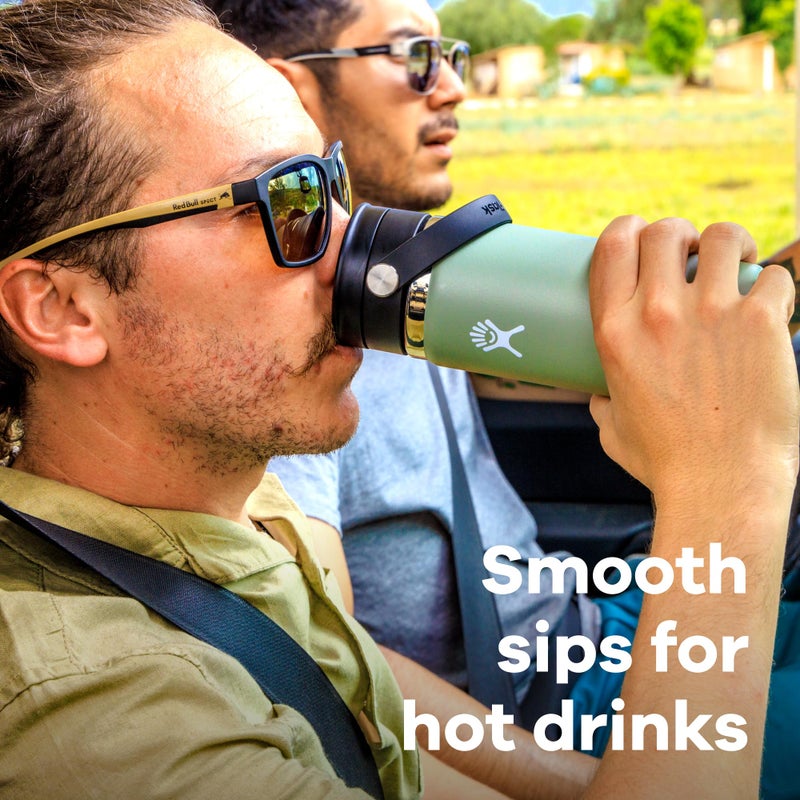 Hydro Flask 16 Oz Wide Mouth Flex Sip Lid Fossil - Image 4