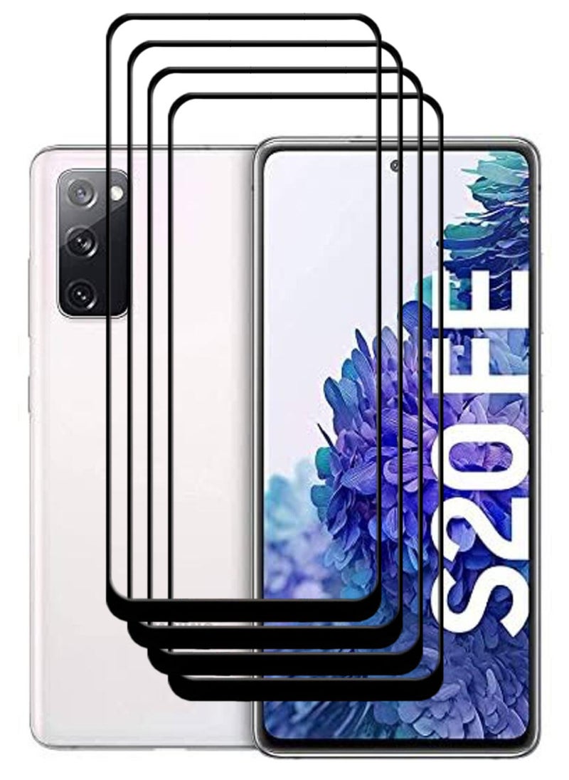 ACLIX 4 Pieces Antistatic ESD Dustproof Premium Quality High Definition Tempered Glass Screen Protector Designed For Samsung Galaxy S20 FE - Image 1