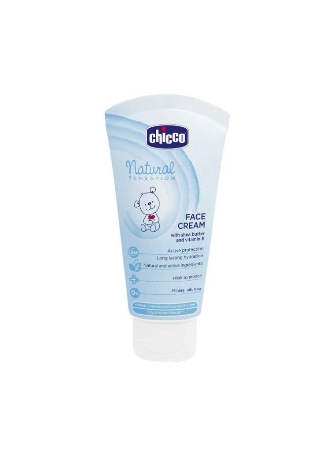 Chicco Natural Sensation Face Cream, Mother’s Womb Like Care, 0m+ (50 ml) - Image 1