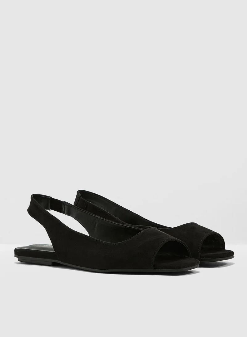 NEW LOOK Janina Peep Toe Sandal - Black