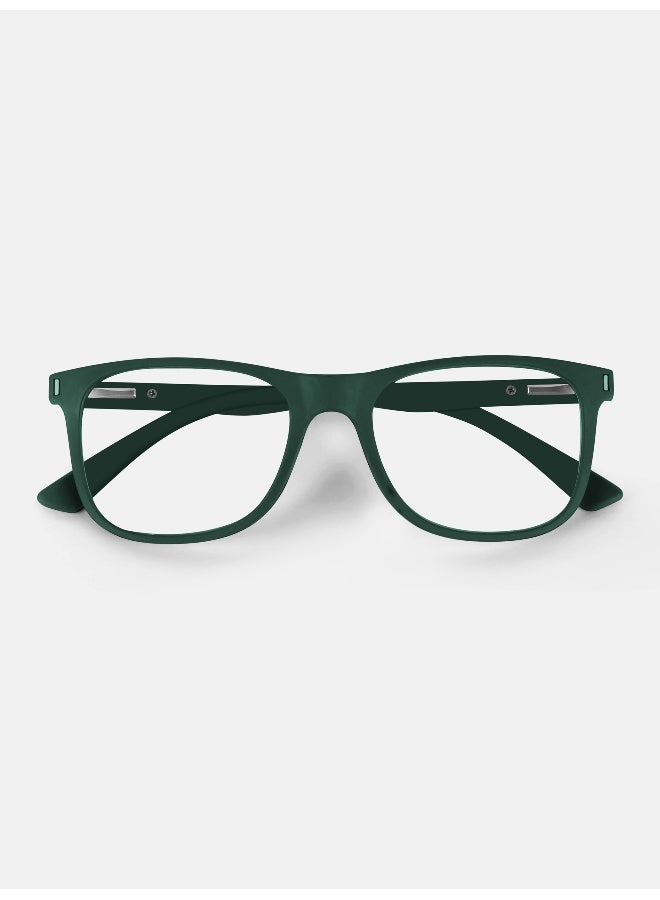 ووجلز نظارات شاشة زرقاء مربعة باللون الأخضر الداكن - Image 3