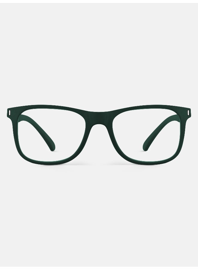 ووجلز نظارات شاشة زرقاء مربعة باللون الأخضر الداكن - Image 4