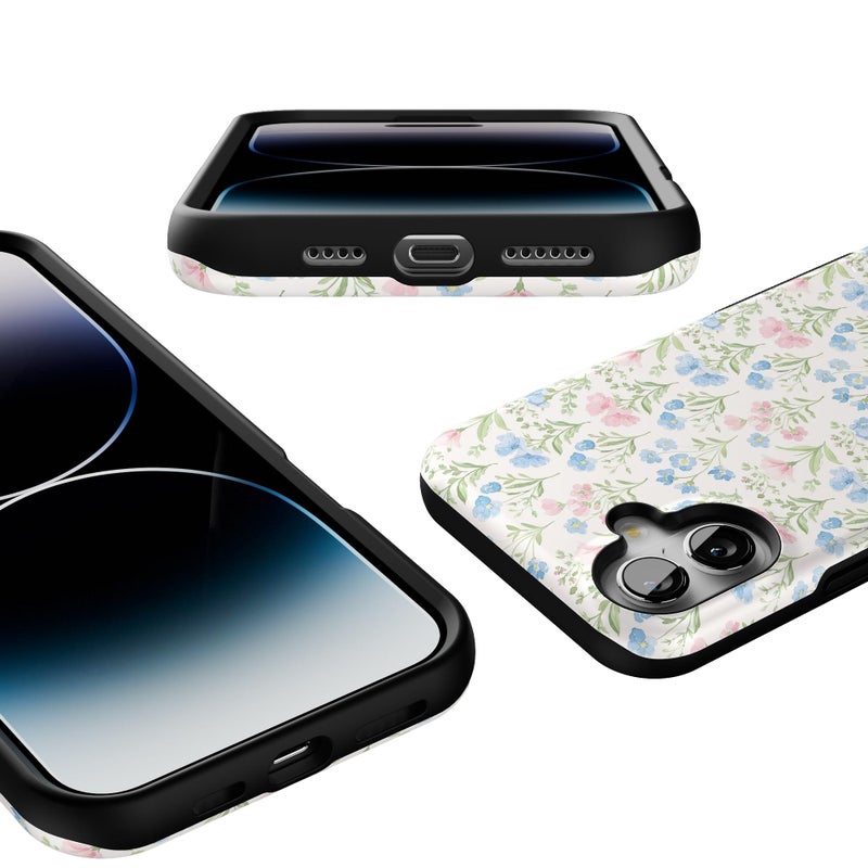 Casely iPhone 16 Case | Pastel Garden | Sunday Best | Bold Protective Design | Compatible with MagSafe - Image 3