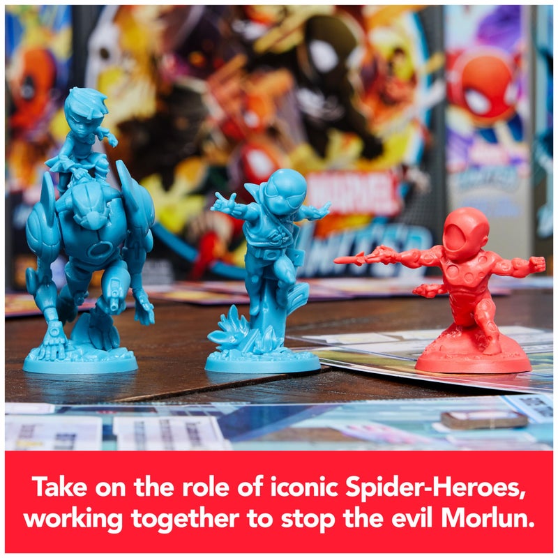 Spin Master Games, Marvel United: Spider-Geddon, Strategy Board Game, Collectible Spider Man Figurines, Easter Gift, 1-4 Players, for Ages 14 & Up - Image 3