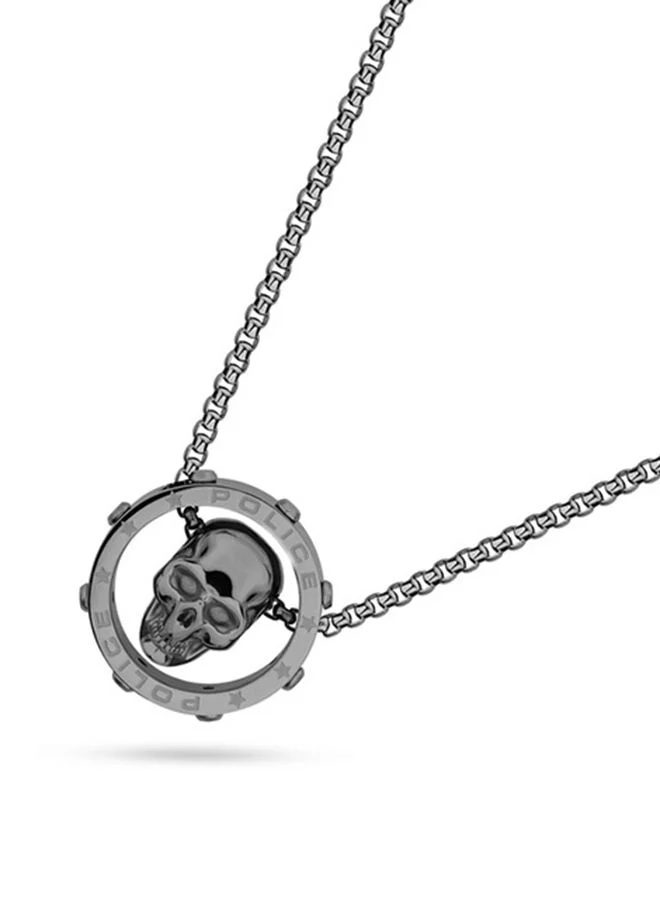 POLICE Greymetal Stainless Steel Chain Pendant Necklace For Men