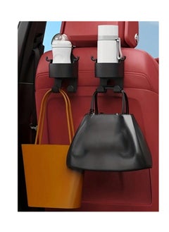 OASIS-TH Car Cup Holder 2PCS Multifunctional Plastic Vehicle Seat Back Drink Bottle Holder, Universal Hanging Waterproof Auto Headrest Cup Organizer  - Image 5