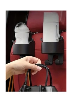 OASIS-TH Car Cup Holder 2PCS Multifunctional Plastic Vehicle Seat Back Drink Bottle Holder, Universal Hanging Waterproof Auto Headrest Cup Organizer  - Image 2