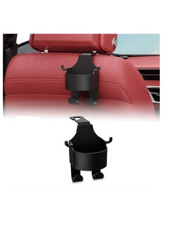 OASIS-TH Car Cup Holder 2PCS Multifunctional Plastic Vehicle Seat Back Drink Bottle Holder, Universal Hanging Waterproof Auto Headrest Cup Organizer  - Image 1