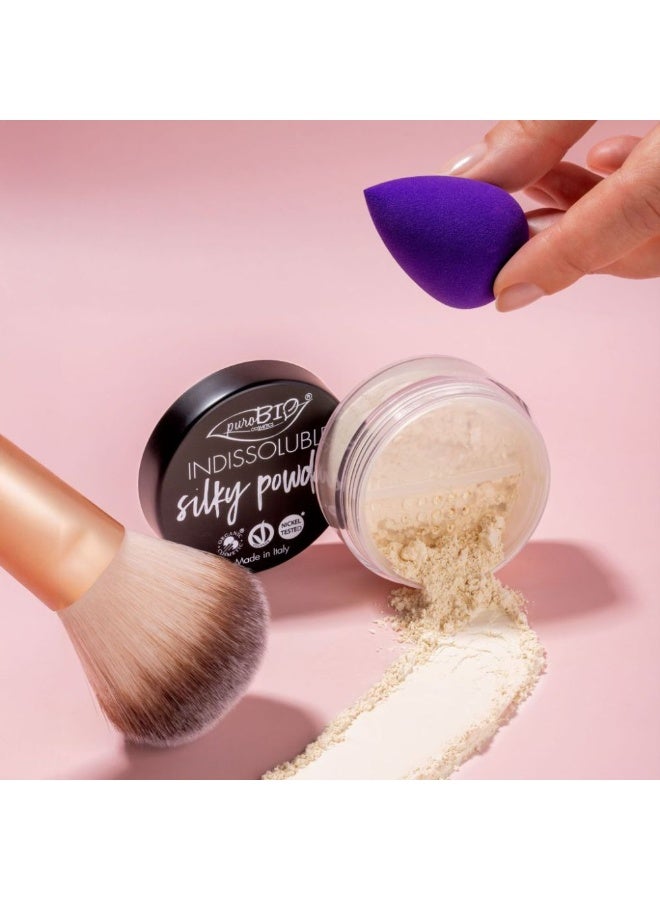 puroBio Indissoluble Silky Powder Loose Powder 01 Translucent 8g - Image 2