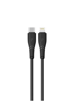 Pawa Single PD Wall Charger 20W UK with Type-C to Lightning Cable - Black  - Image 3