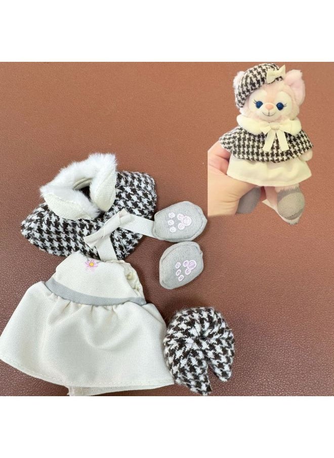 A Generation Of Linna Belle Pendant Clothes For Gift Doll Replacement Key Chain Bag Pendant-Specifications:Detective Belle [baby Clothes] With Shoes-Color:15CM  - Image 4