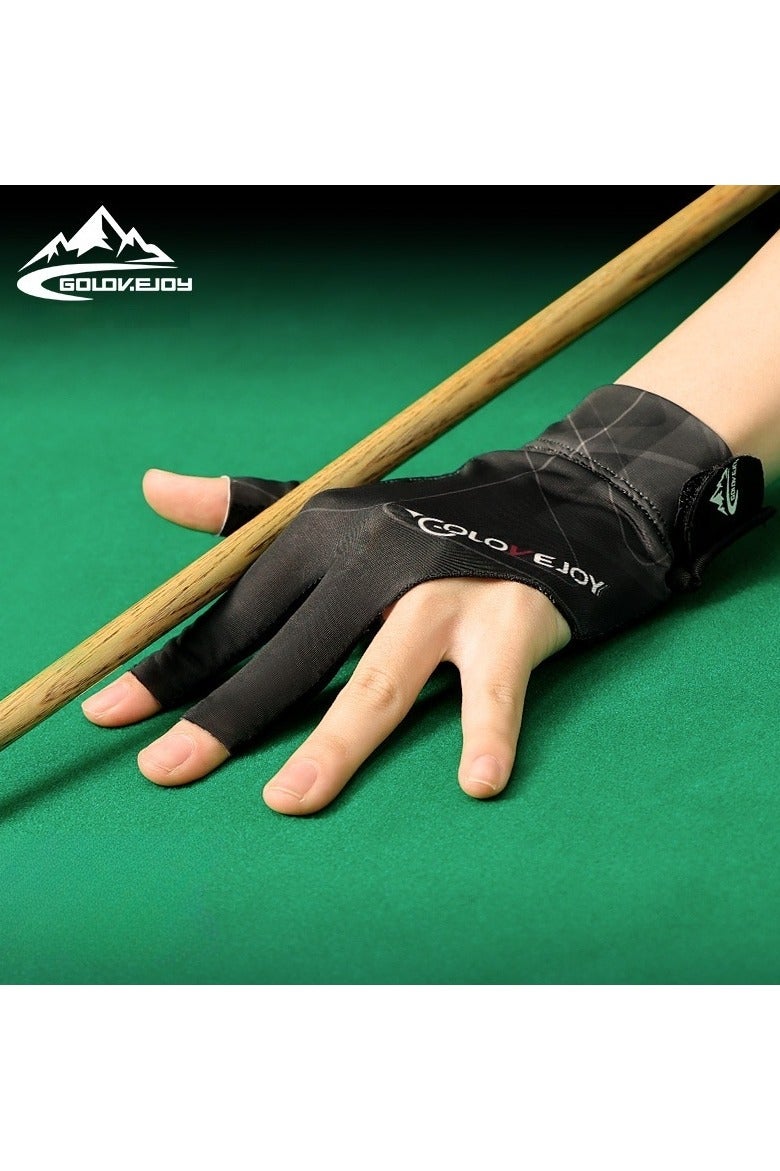 جولوف جوي قفازات سنوكر - قابلة للتهوية ومقاومة للانزلاق بثلاثة أصابع، تمتص العرق، مناسبة للبلياردو/البلياردو (عبوة واحدة) - Image 5