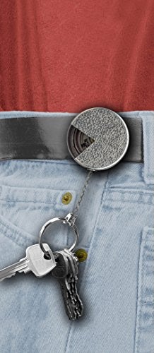 Lucky Line Heavy Duty Retractable Key Reel, Standard-Size, Silver (46701) - Image 3