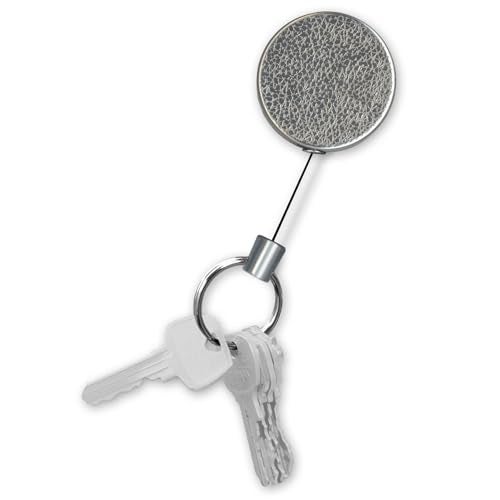 Lucky Line Heavy Duty Retractable Key Reel, Standard-Size, Silver (46701) - Image 4