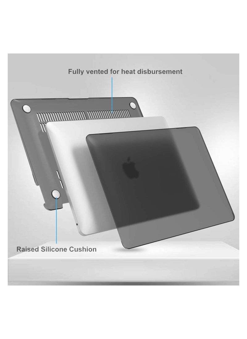 Procases - Hard Shell Case for MacBook Pro 13 inch 2022 2020 2019 2018 2017 2016 Release A2338 M1 A2289 A2251 A2159 A1989 A1706 A1708, Cover for MacBook Pro 13 inch with/Without Touch Bar -Black - Image 1