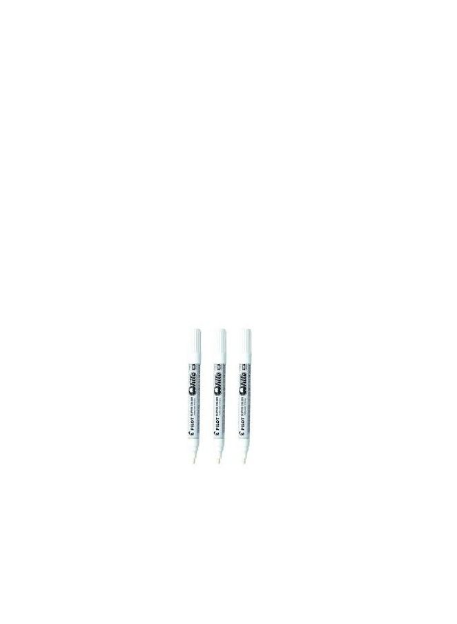 PILOT 3-Piece Paint Marker White Ink