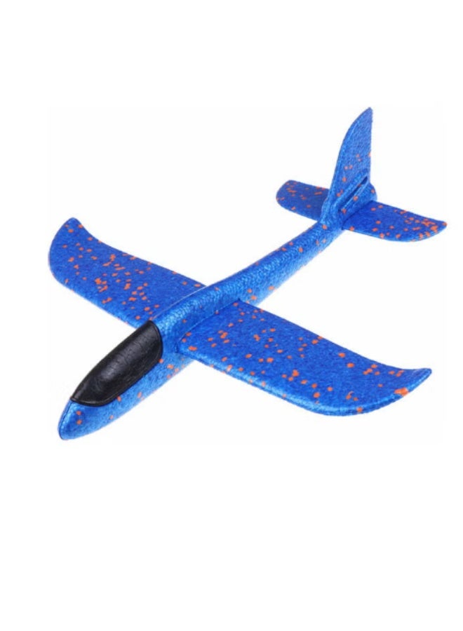 2-Pack Large Foam Airplane, 45cm Hand Throwing Glider Plane Toy, Outdoor Flying Sport Foam Plane Birthday Party Gifts for Kids Boys Girls - Image 1