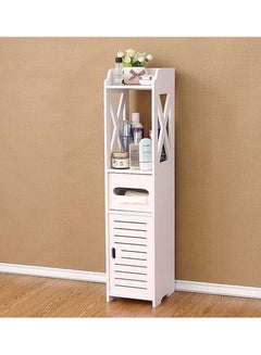 LINGWEI Bathroom Cabinets Corner Shelf Tissue Rack Storage Organizer ...