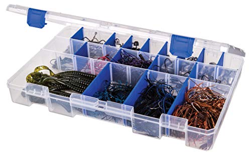Flambeau Outdoors 5003 Fishing - Includes 15 Dividers, 25 Compartments, Clear Fishing Lure Organizer, Tuff Tainer with Zerust Anti-Rust Dividers - Image 1