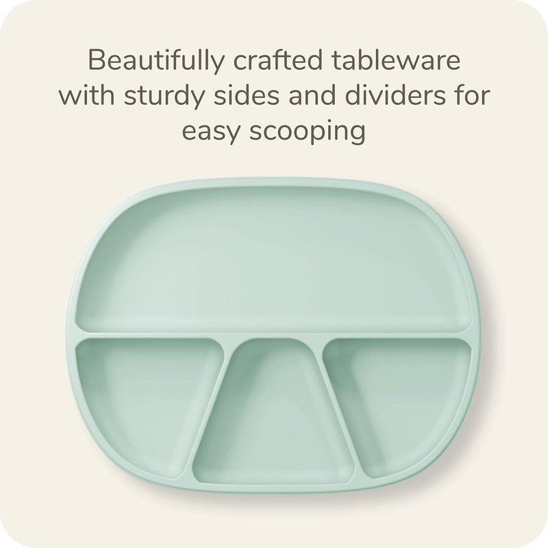 NUK Silicone Baby Suction Plates, Durable Suction Feature Helps Reduce Spills, Microwave & Dishwasher Safe, BPA-Free, Pack of 2 - Image 2
