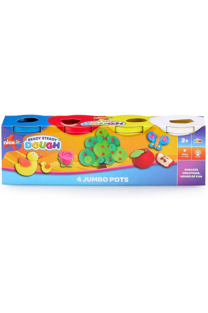 ADDO Nick Jr. Ready Steady Dough 4 Jumbo Pots (4 x 114 g) - Image 2